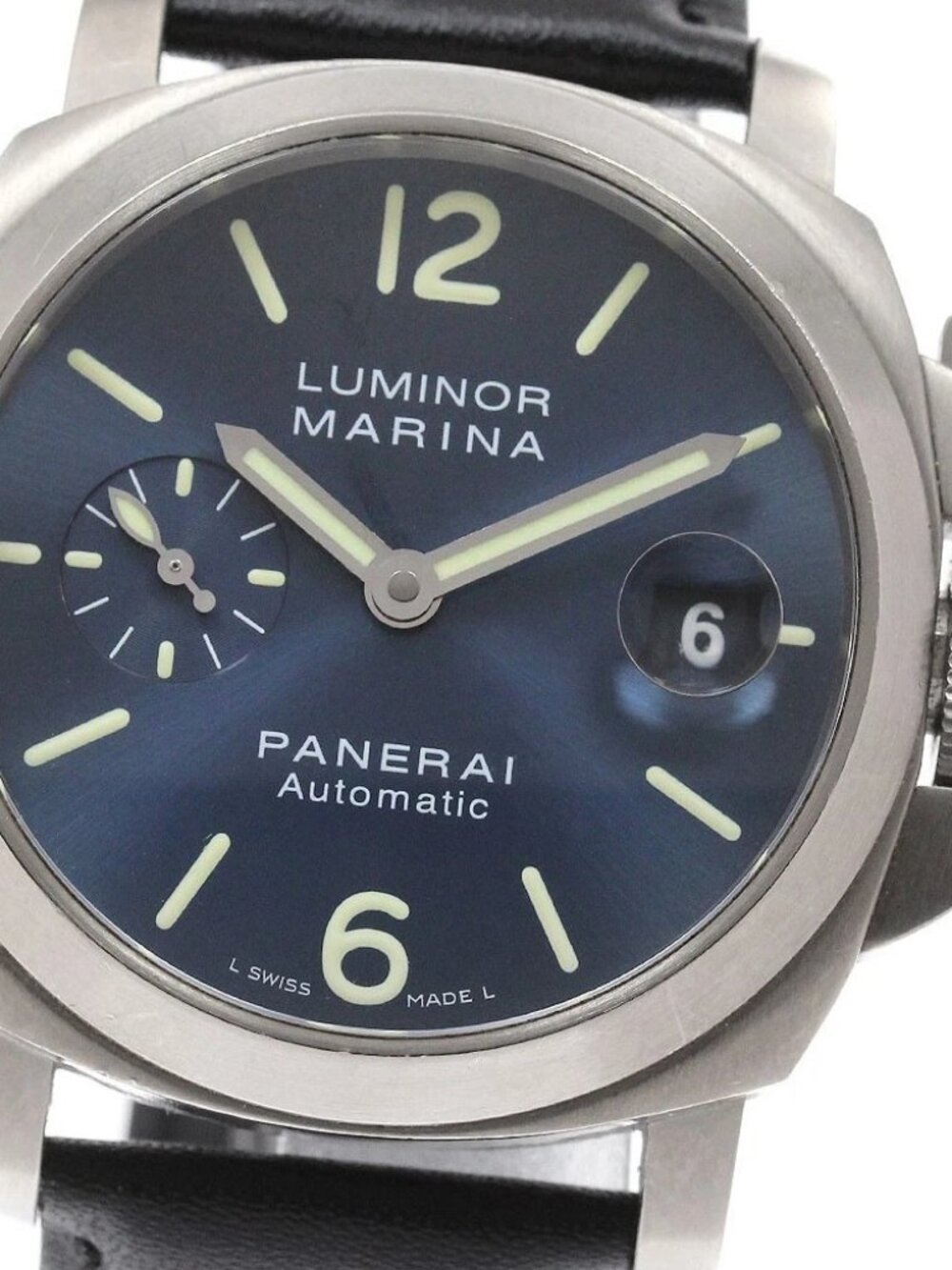 PANERAI Luminor Marina PAM00282 Small Second Date Automatic Men's Watch_951919
